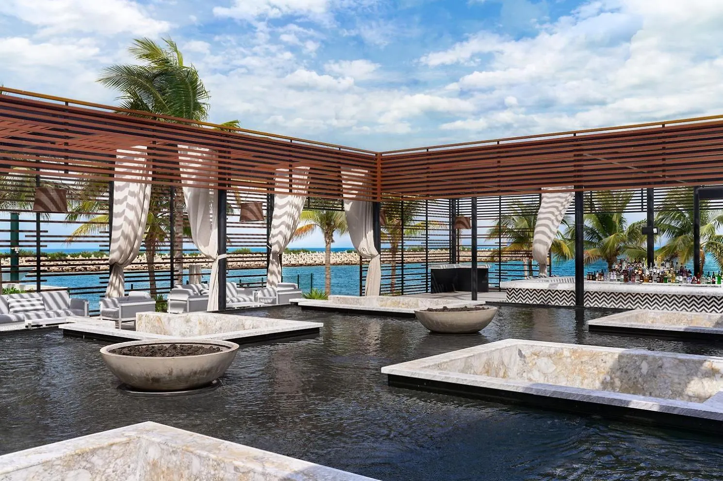 ***** Ośrodek wypoczynkowy Hotel Sls Playa Mujeres Cancún Meksyk